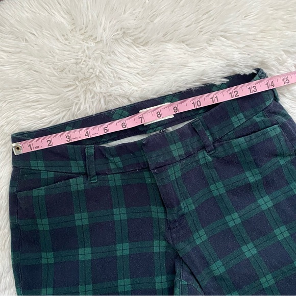 VNTG Old Navy Pixie 90s Preppy Grunge Low Waist Cropped Plaid Pants - Picture 8 of 10